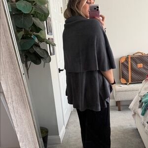 Necessary Clothing Charcoal Shawl
